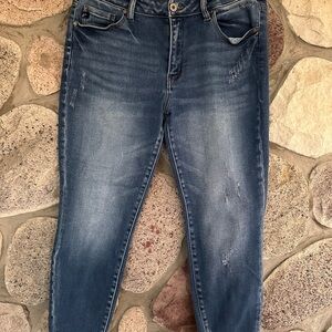 KanCan Distressed Blue Skinny Jeans